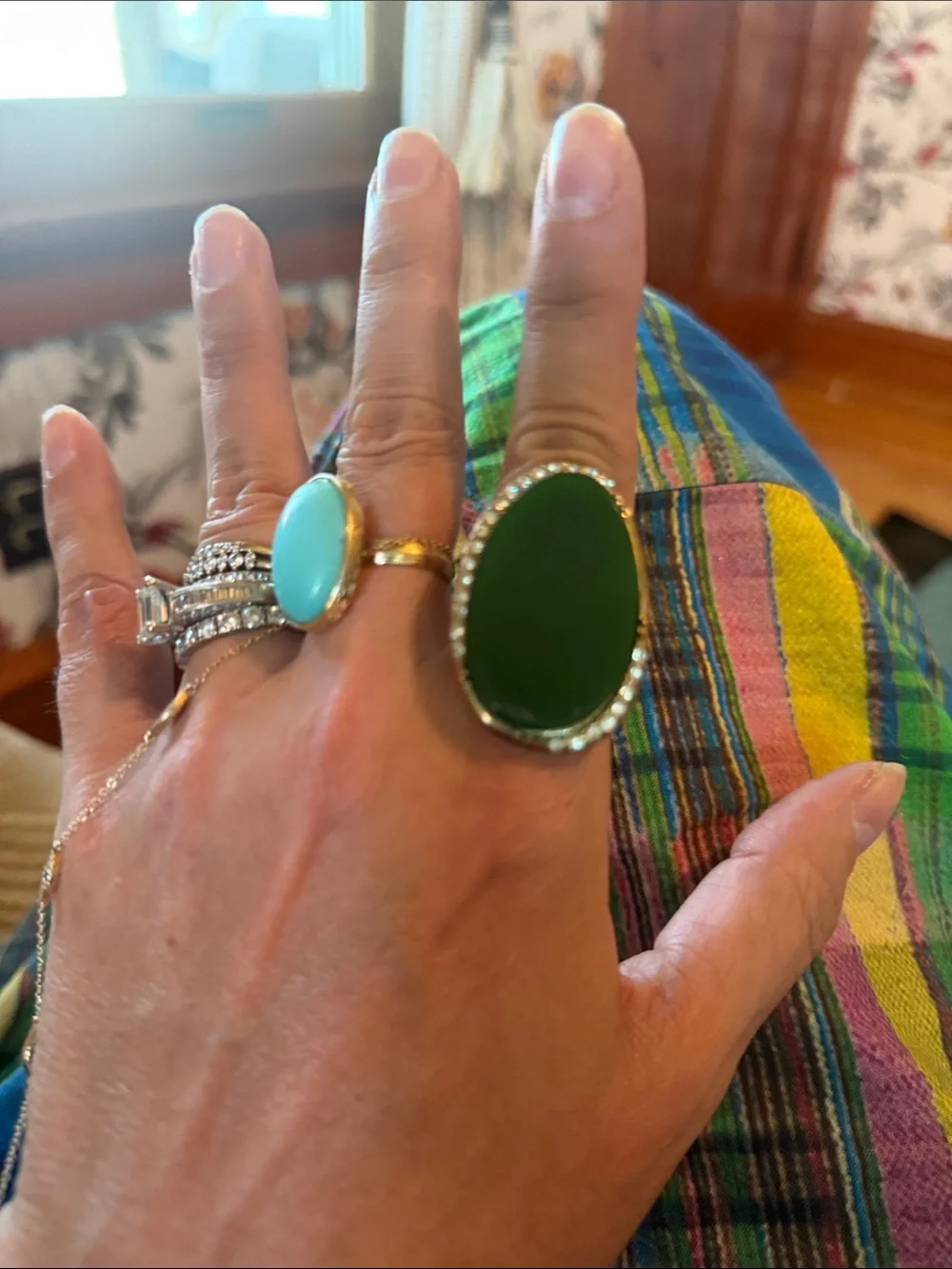 Vintage Stretch Cocktail Ring